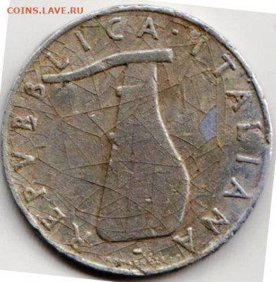 Италия 5 лир 1952 г. до 24.00 16.03.20 г. - 034