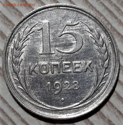 15 копеек 1928 года. Блеск. До 13.03.20 в 22.00 по МСК - 1