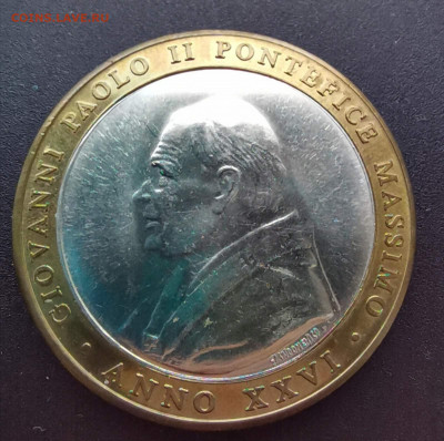 жетон или медаль пап Иоанна Павла II и Бенедикта XVI - изображение_viber_2020-03-11_16-50-29