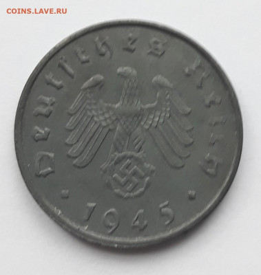 Германия 10 пфеннигов 1945 до 16.03.20 в 22.33 - 20200312_110413~01