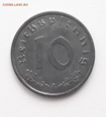 Германия 10 пфеннигов 1945 до 16.03.20 в 22.33 - PSX_20200312_112235