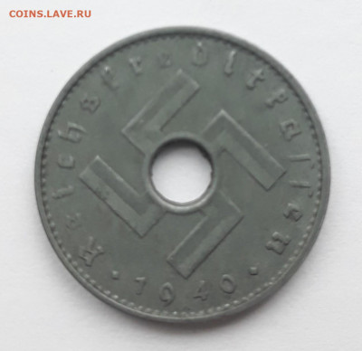Германия для оккуп.террит. 10 пфеннигов 1940 до 16.03.20 в 2 - 20200312_110328~01