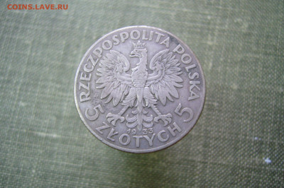 5 злотых 1933 - 16-03-20 - 23-10 мск - 29670570