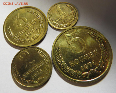 1 КОПЕЕК 1976 НАБОРНЫЕ до 18.03.20 до 22:10 МСК - 1-2-3-5K1976-1