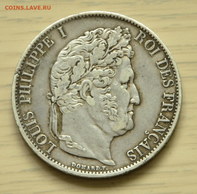 Франция 5 франков 1844 года ВВ до 18.03 в 21-00 мск - 5фр (2).JPG