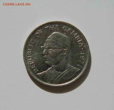 Гамбия 25 бутутов 1971 г. с рубля! до 16.03.20 - DSCN9977.JPG
