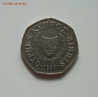 Кипр 50 центов 1998 г. с рубля! до 16.03.20 - DSCN0032.JPG