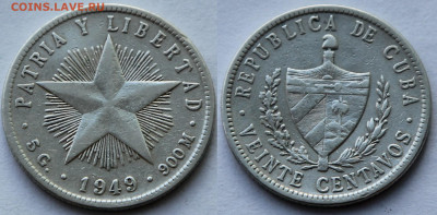 20 сентаво 1949 Куба до 22:00 18.03 - IMG_7603.JPG