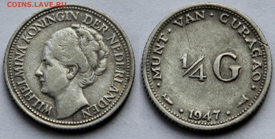 4 гульдена 1947 Кюрасао до 22:00 18.03 - IMG_7682.JPG