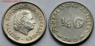 4 гульдена 1965 Нидерландские Антильские острова до 18.03 - IMG_7709.JPG