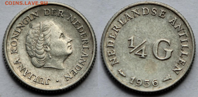 4 гульдена 1956 Нидерландские Антильские острова до 18.03 - IMG_7704.JPG