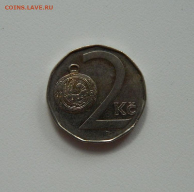 Чехия 2 кроны 1993 г. с рубля! до 19.03.20 - DSCN0079.JPG