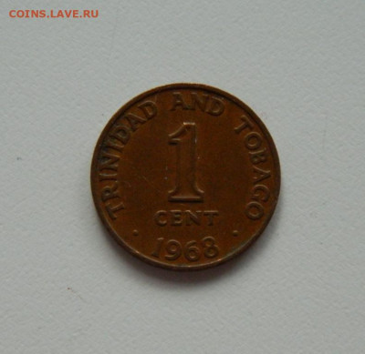Тринидад и Тобаго 1 цент 1968 г. с рубля! до 19.03.20 - DSCN0025.JPG