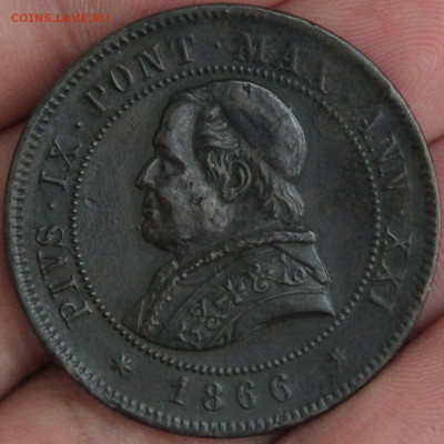 4 сольди-20 чентезимо 1866 Ватикан Пий IX до 22:00 18.03 - IMG_7140.JPG