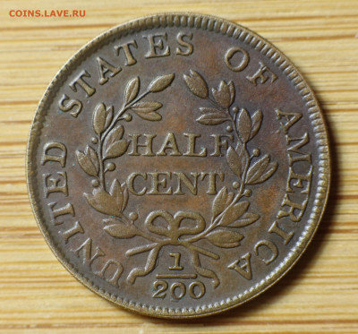 Иностранное фуфло для нумизматов, подделки, копии. - USA_Half_Cent_3