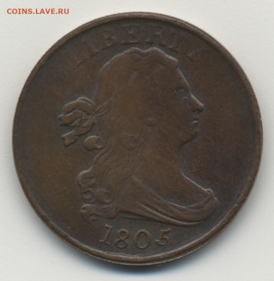 Иностранное фуфло для нумизматов, подделки, копии. - USA_Half_Cent_2