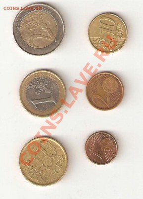 Монеты евросоюза до 29.08.11г. 22.00(мск) - исп,белг,фр 01