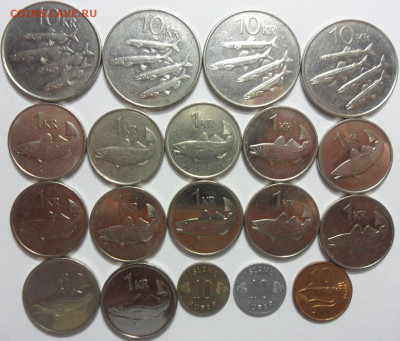 ФИКС Монеты Исландии и Норвегии до 21.03.2020. 22-00 мск. - Исландия 2