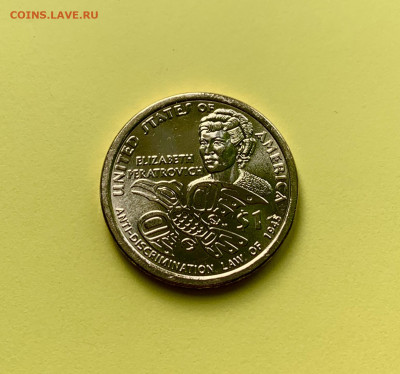 США 1$ 2020 Сакагавея Элизабет Ператрович UNC D с рубля - Skype_Picture_2020_03_15T10_56_56_049Z