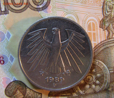 ГЕРМАНИЯ 5 марок ФРГ 1989 г D - IMG_6679.JPG