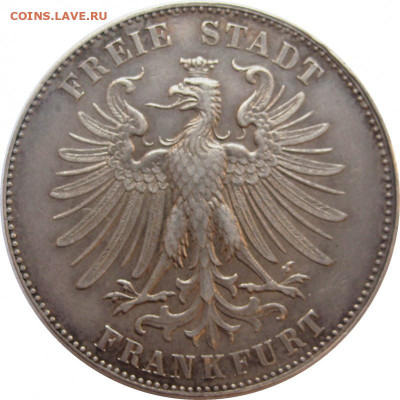 Германия, Талер, 1859, Франкфурт, 100 летие Шиллера - lot-246297-2