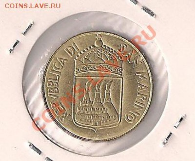 Сан Марино 20 лир 1973 в UNC до 27.08.11 - 20-73-2