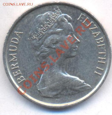 Бермудские о-ва 5 центов 1981 г.До 26.08.11 г. 21-00 МСК. - Бермуды 5