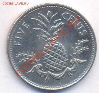 Багамские о-ва  5 центов 1998 г.До 26.08.11 г. 21-00 МСК. - Багамы 5