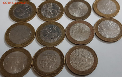 10 рублей БИМ 2002,2003,2007-2009г. 35 монет  до 20.03.20г. - 20200316_231258