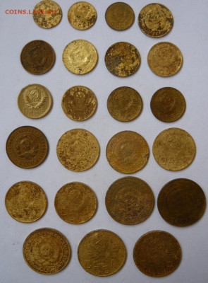 Ранний СССР 1,2,3,5коп 1926-57гг.23шт.До 22.03. 22.00 мск - P1310537.JPG