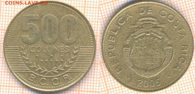 Коста-Рика 500 колонов 2005 г., до 24.03.2020 г. 22.00 по Мо - Коста Рика 500 колонов 2005 8612