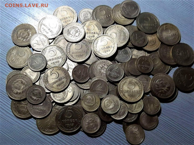 125 монет раннего СССР.   До 22.03.20 в 22.00 по МСК - 1
