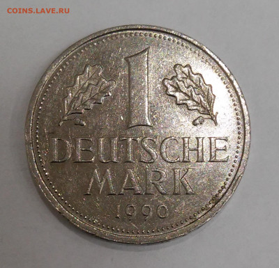 1 марка Германия ,1990г. на оценку - 20200318_232022