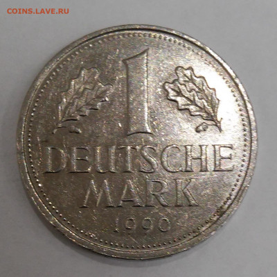 1 марка Германия ,1990г. на оценку - 20200318_232026