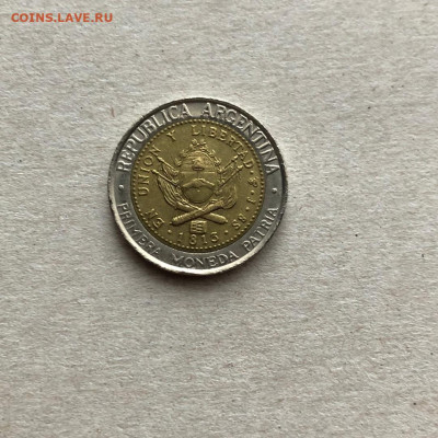 Аргентина 1 песо, до 22.03. - QH9GNEfecjA