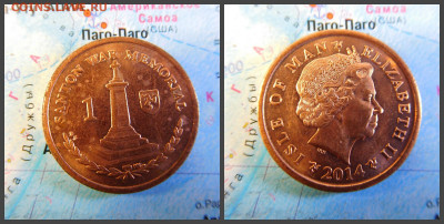 Остров Мэн 1 пенни, 2014 - 6