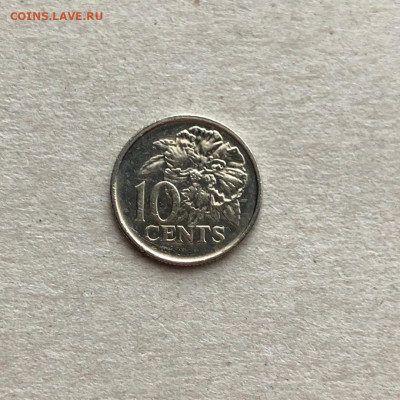 Тринидад и Тобаго 10 центов,до 22.03. - X7pSksnhYn0