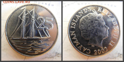 Каймановы острова 25 центов, 2002 - 24