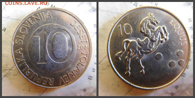 Словения 10 толаров, 2001 - 26