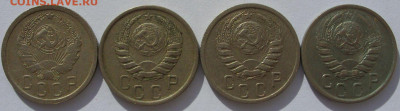 15 копеек 1936, 40, 41, 43 - 4 штуки. - 15 копеек 1936-1943 4 шт - 2