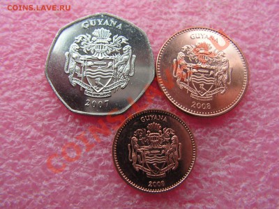 -Иностранных монет наборы- - Гайана 2007-2008-75р (1).JPG
