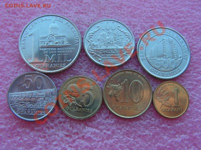 -Иностранных монет наборы- - Парагвай-160р.JPG