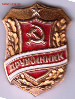 Знак ДРУЖИННИК до 27.03.20 г. в 23.00 - 025