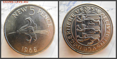 Гернси 5 новых пенсов, 1968 - 7