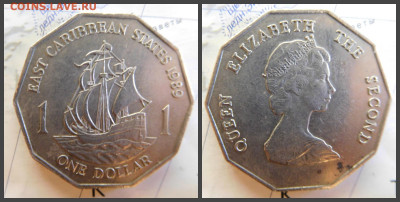 Восточные Карибы 1 доллар, 1989 - 34