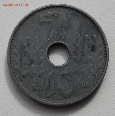 Германия для оккуп.терр. 10 пфеннигов 1940 до 25.03.20 в 22. - DSCN5412