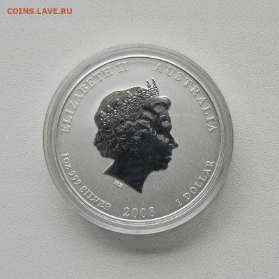 1$ Silver 1OZ Австралия 2008 Китайский гороскоп - КРЫСА - 6..JPG