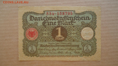 ГЕРМАНИЯ 1 МАРКА 1920 - DSC08568.JPG
