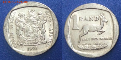 ЮАР 1 ранд, 1992 (1009) - 13