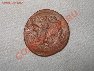 Денга 1751 (желтая) перечекан? - DSC06539.JPG